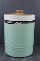 Vintage Lidded Crock