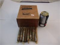 1 boite de cigares avec 8 cigares de la Havane
