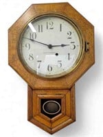 Antique Seth Thomas Schoolhouse Regulator Clock