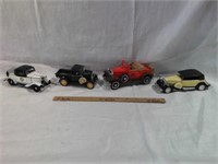 4 DIE CAST COLLECTOR CARS