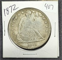 1872 Replica Seated Liberty Dollar