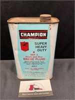 Champion Brake Fluid Can