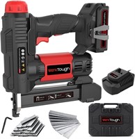 (P) Werktough 20v Cordless Staple Gun Brad Nailer