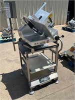 Bizerba slicer with cart