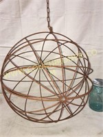 Medium to large rusty iron vining sphere