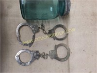 Pair of hand cuffs-no keys-just for fun