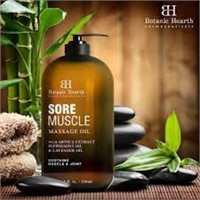 Botanic Hearth Sore Muscle Massage Oil 236ml