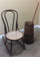 VINTAGE SMALL ROCKER & CHURN