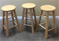 3 COUNTER STOOLS