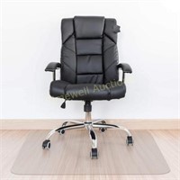 Kuyal Clear Chair Mat  Hard Floor  48 x 36.