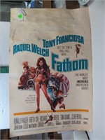 1967 Raquel Welch Original Movie Poster Fathom
