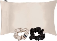 MSRP $24 Mend NGHT Satin Pillowcase with Scrunchis