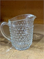 Cute Hobnail Clear Class Pitcher / Creamer