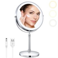 B2633  YUOY Lighted Makeup 8 Inch Mirror