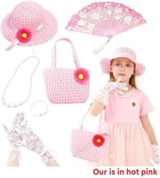 6PCS Girl’s Afternoon Tea Party Hat Set