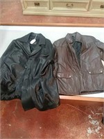 Choice of two leather jackets