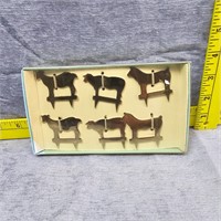 Farm Animal Cheese Markers