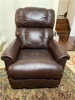 La-Z-Boy Brown Leather Rocking Recliner