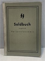 SS Soldbuch Identity Booklet unused