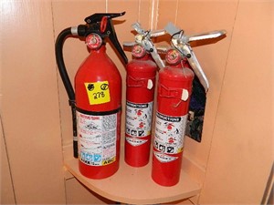 3 Fire Extinguishers