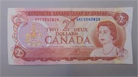 1974 Canadian $2 / Two-dollar Bill