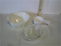corning ware and pyrex lot