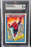 1990 Impel Marvel Cosmic Spider-Man #30 SGC 7