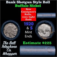 Buffalo Nickel Shotgun Roll in Old Bank Style 'Bel