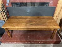 Wooden coffee table, medium stain, beautiful,