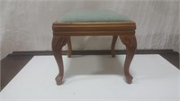 Antique Carved Walnut Stool, With Pop Out Seat