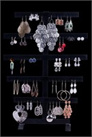 Twenty-Nine Pairs of Costume Earrings