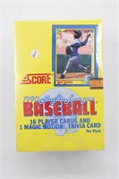 1990 SCORE Sealed Box MLB Baseball Trading Cards