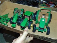Flat of John Deere Tractor Toys