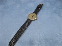 Vtg Gucci Watch W/ New Band & Battery Works