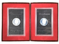 Pair 1971 S Eisenhower Dollars - Mint Proofs
