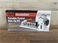 Drill master portable pocket hole jig kit