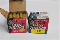 Two Boxes of 20 Gauge #8 Field Load Federal Shells
