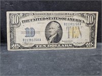 1934 $10 Currency Silver Certificate
