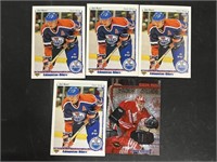 5 Assorted Hockey Cards