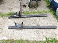 Clamp On Pallet Forks for Skid Steer - One has
