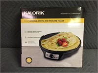 Kalorik 3in1 Griddle,Crepe & Pancake Maker