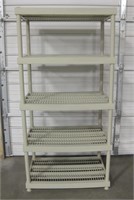 Keter 36" x 24" x 73" 5-Tier Poly Storage Shelf