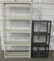 5-Tier & 4-Tier Poly Storage Shelves
