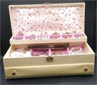 Jewlery Box with all Costume Jewelry Included