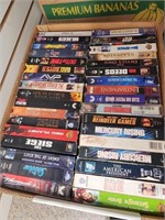 Box Full of VHS Movies