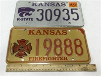 Kansas Fire Fighter & Kansas K-State license