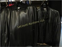 2 leather jackets Calvin klein & Liz Claiborn
