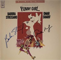 Funny Girl Barbra Streisand & Omar Sharif signed