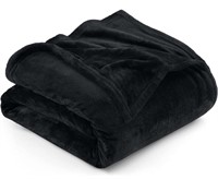 UTOPIA 102X90 FLEECE BLANKET COLOUR BLACK