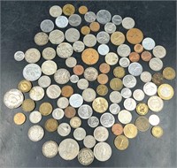 Lot of Vintage Foreign Coins